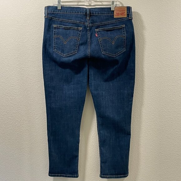LEVI'S "Boyfriend" Mid Rise Straight Leg Washed & Distressed - 33 - Picture 2 of 8